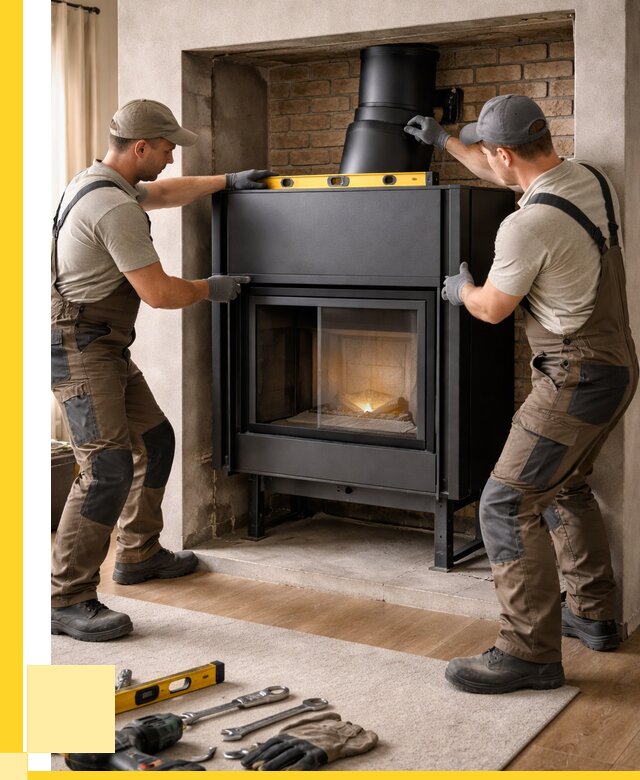 Установка каминных топок в Холмске под ключ от 18488 р. | ЭриданХлм