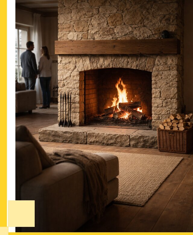 Открытые камины под ключ в Холмске от 154065 р. ЭриданХлм