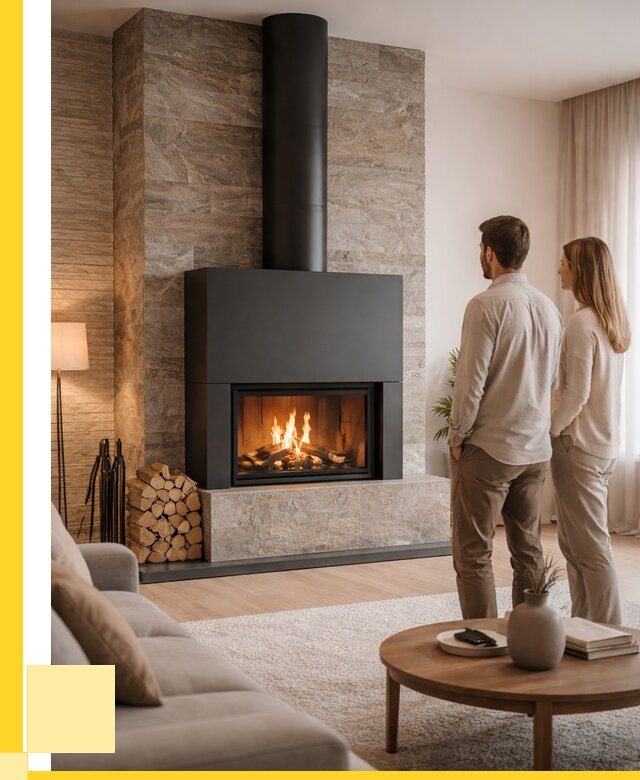 Закрытые камины под ключ в Холмске от 123252 р., ЭриданХлм