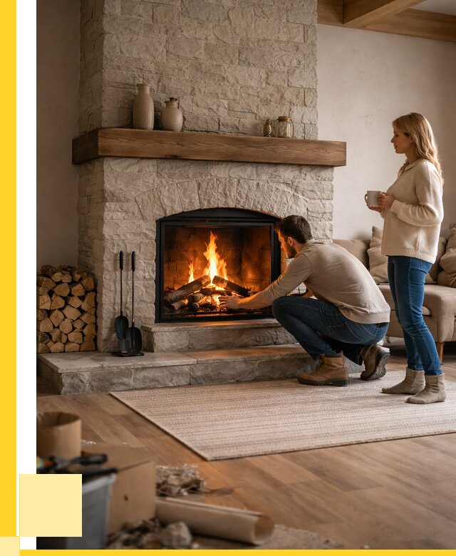 Камины для загородного дома в Холмске от 359485 р., ЭриданХлм