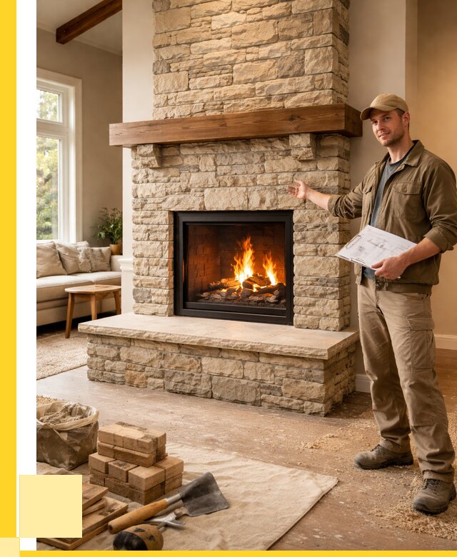 Камины под ключ в Холмске от 184878 р. | ЭриданХлм — установка