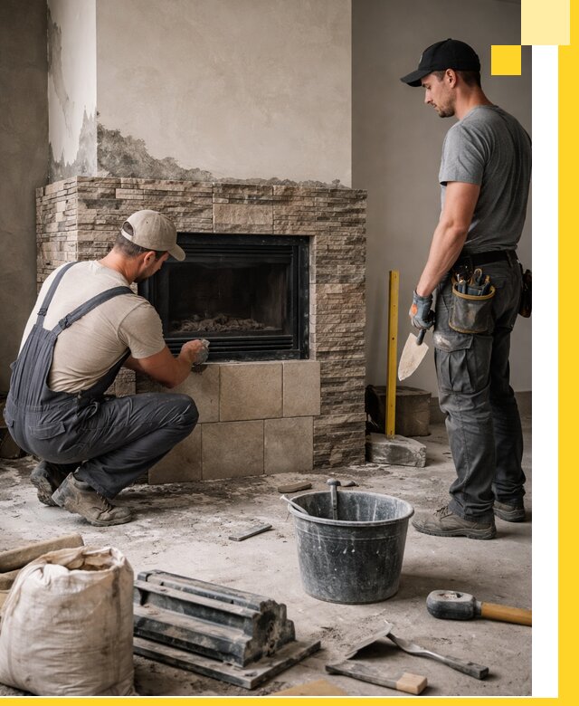 Камины под ключ в Холмске: проект, изготовление и монтаж