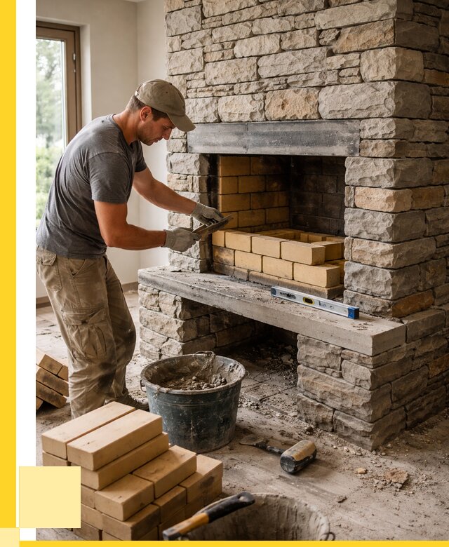 Кладка каминов и камина в Холмске от 25678 р. ЭриданХлм