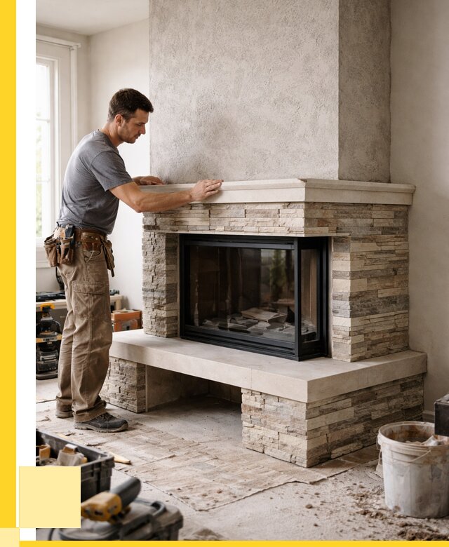 Изготовление каминов под ключ в Холмске от 154065 р. | ЭриданХлм