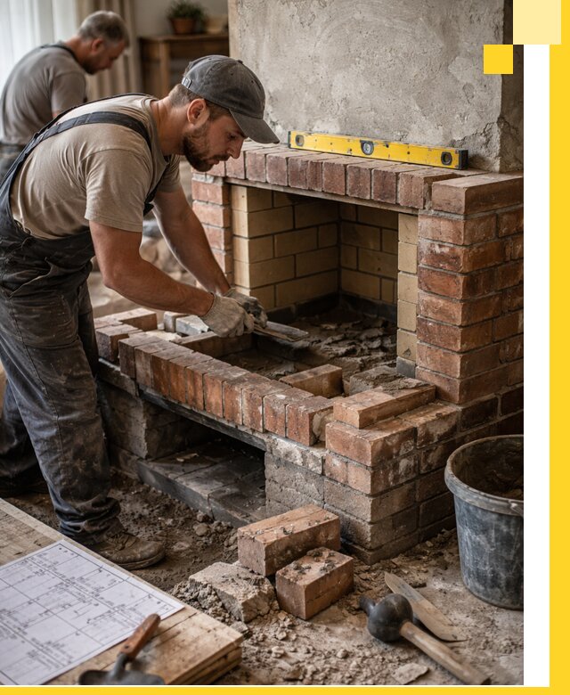 Изготовление и установка каминопечей под ключ в Холмске