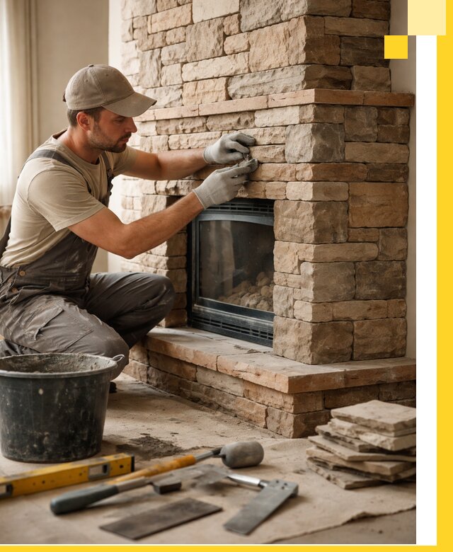 Проектирование и установка печей-каминов под ключ в Холмске