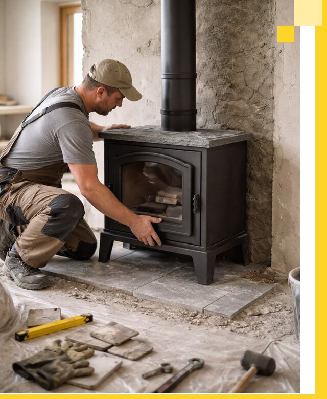 Профессиональный монтаж печей и каминов в Холмске под ключ