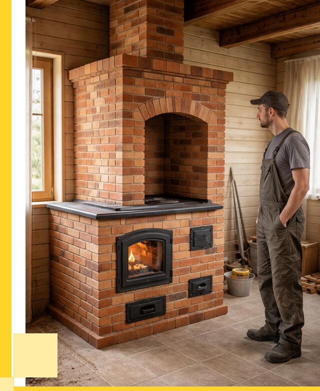 Кирпичные печи в Холмске: купить от 154065 р. | ЭриданХлм