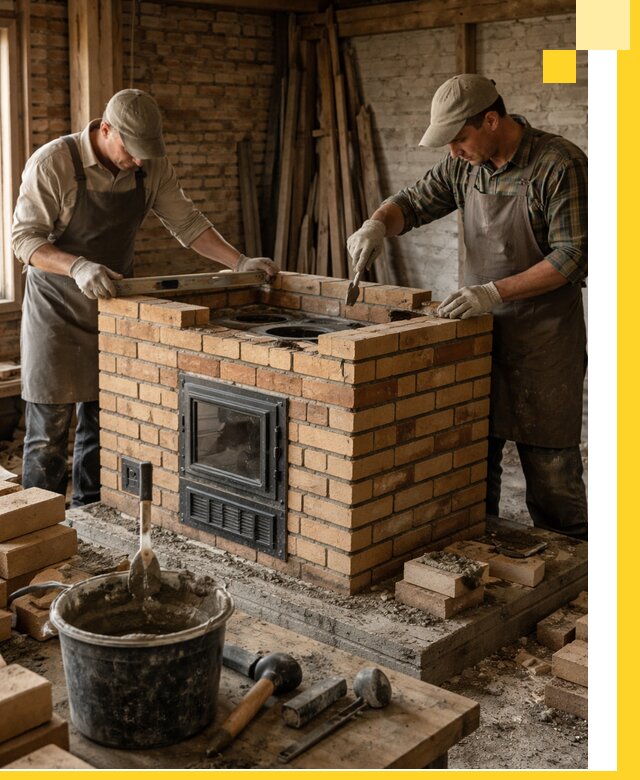 Изготовление и установка варочных печей под ключ в Холмске