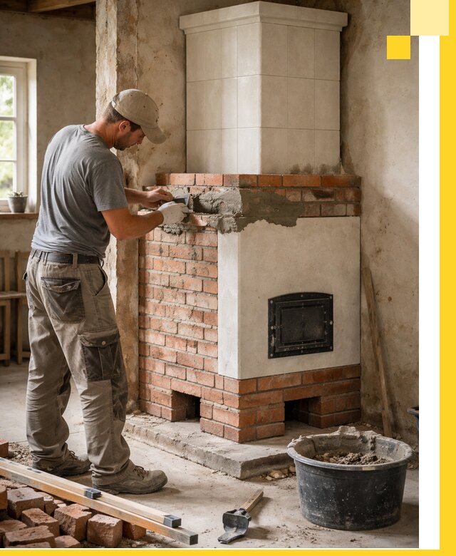 Изготовление и установка печей-голландок под ключ в Холмске