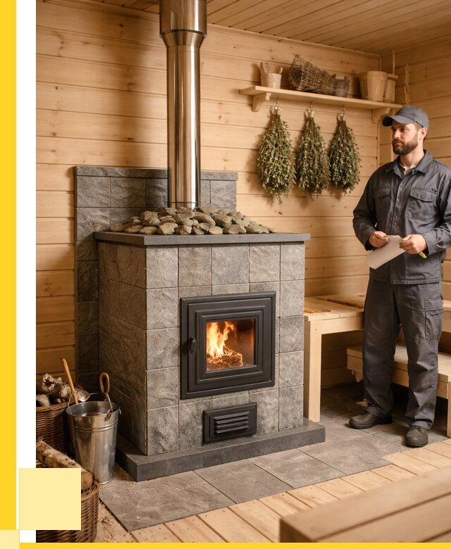 Печи для бани под ключ в Холмске от 123252 р. | ЭриданХлм