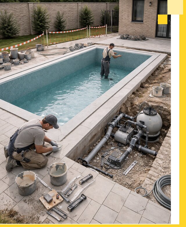 Строительство бассейнов под ключ в Холмске: проекты и монтаж