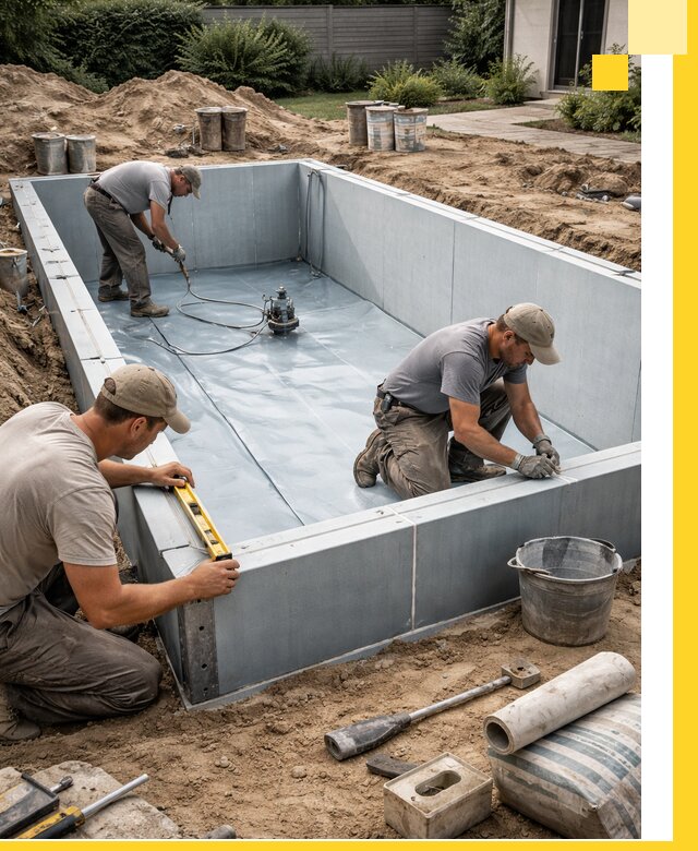 Профессиональный монтаж бассейнов под ключ в Холмске с гарантией