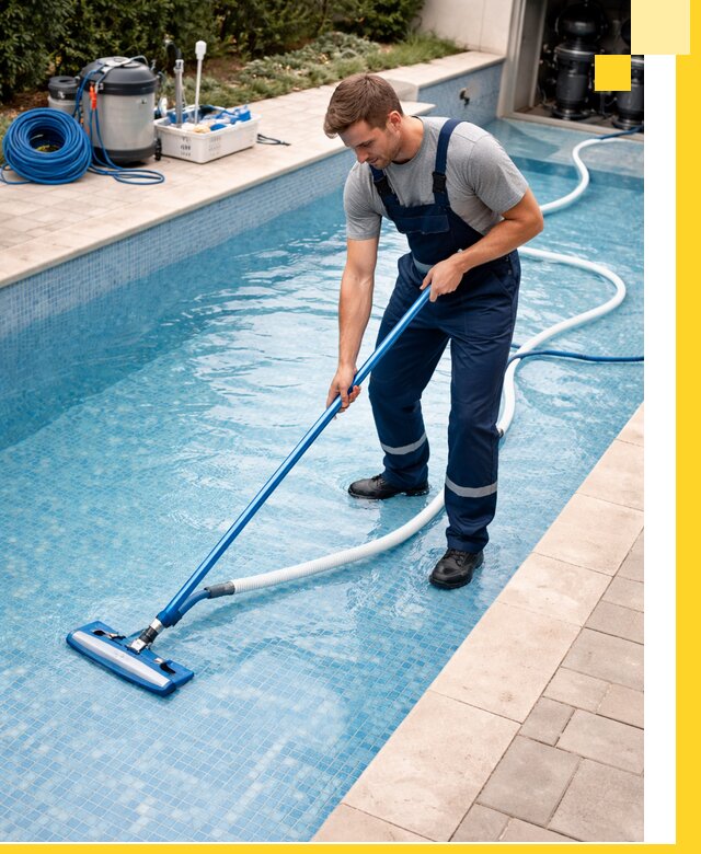 Профессиональная чистка бассейнов и фильтров в Холмске под ключ