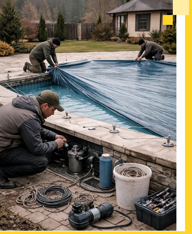 Консервация бассейнов в Холмске: подготовка к длительному хранению