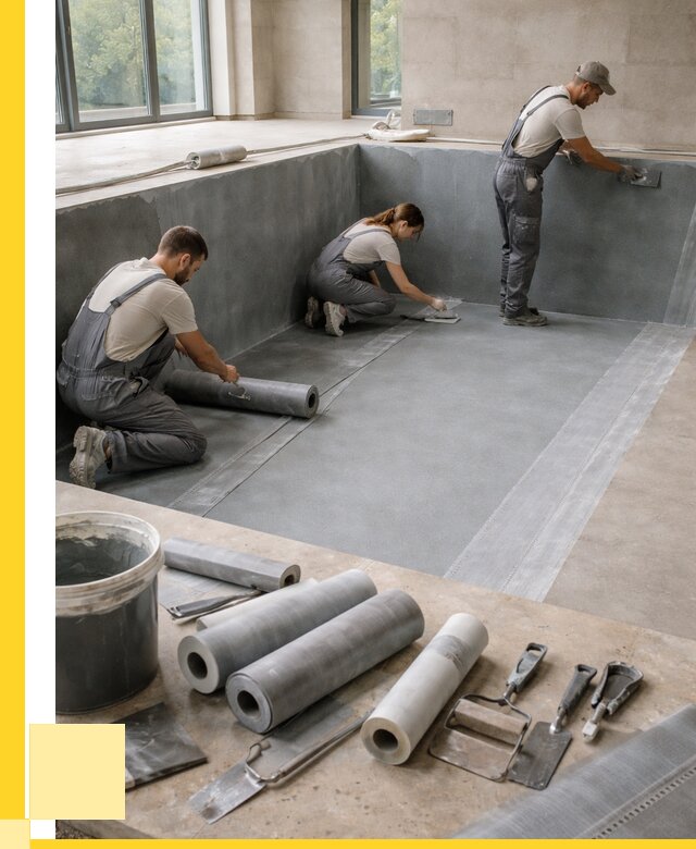 Гидроизоляция бассейнов в Холмске от 2054 р., ЭриданХлм