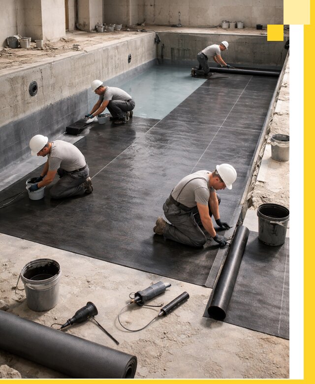 Профессиональная гидроизоляция бассейнов и чаш в Холмске под ключ