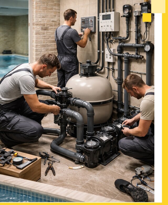 Комплексное оборудование для бассейнов под ключ в Холмске