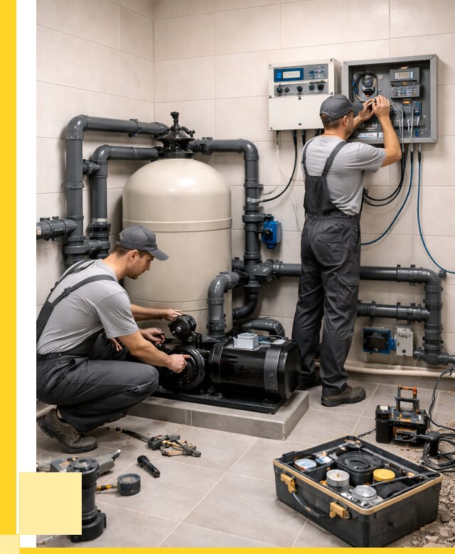 Монтаж оборудования для бассейнов в Холмске от 41084 р. | ЭриданХлм