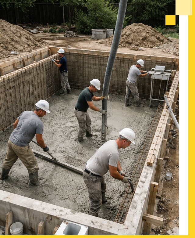 Строительство бетонных бассейнов под ключ в Холмске