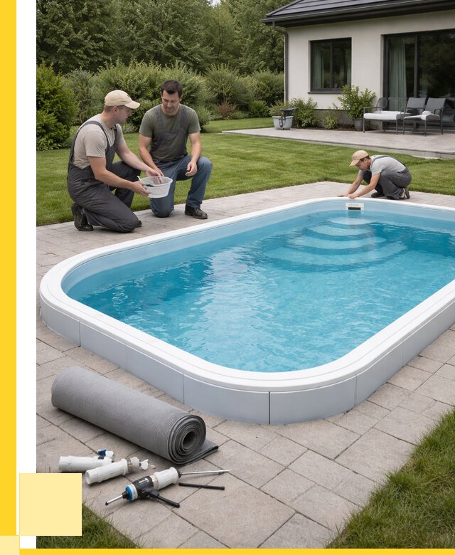 Пластиковый бассейн купить в Холмске от 256775 р., ЭриданХлм