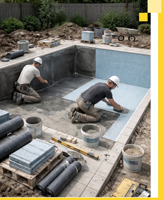 Проектирование и строительство стационарных бассейнов в Холмске