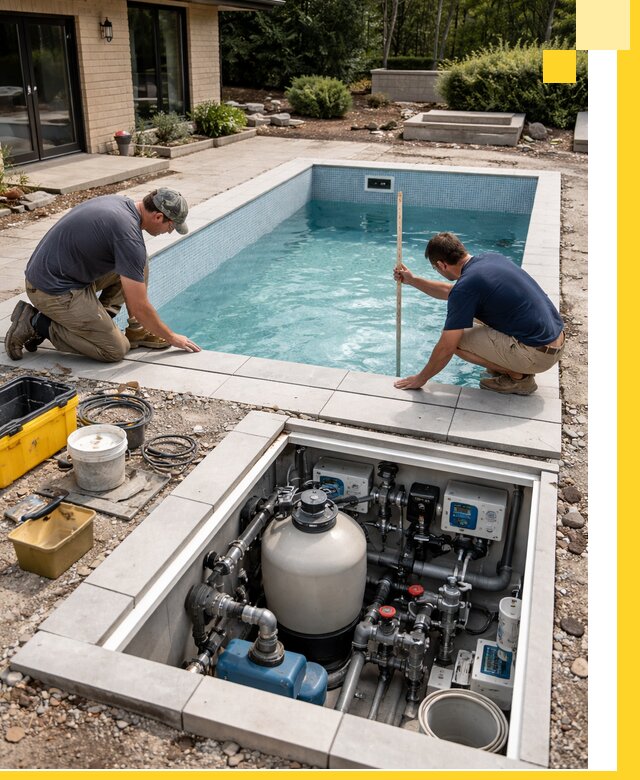 Строительство качественных домашних бассейнов под ключ в Холмске