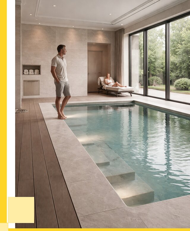 Бассейны в коттедже под ключ в Холмске от 1232520 р. | ЭриданХлм