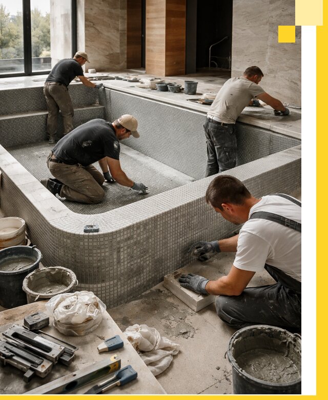 Строительство и установка СПА бассейнов под ключ в Холмске