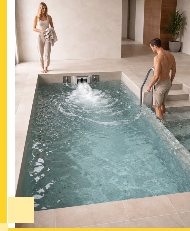 Бассейн с противотоком в Холмске от 256775 р. | ЭриданХлм