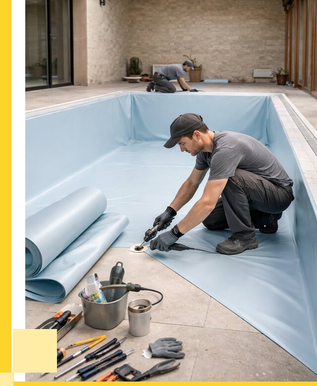 Пленка ПВХ для бассейнов в Холмске от 2568 р. | ЭриданХлм