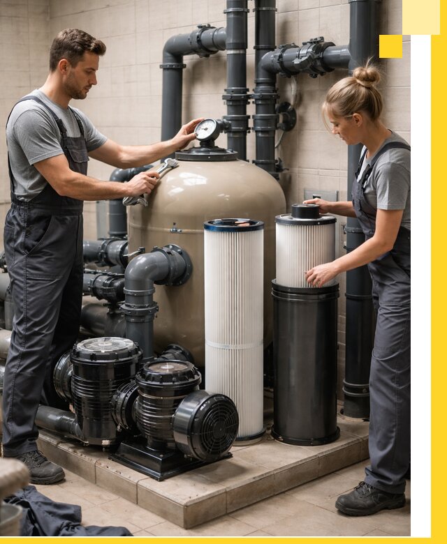 Фильтры и системы фильтрации для бассейнов в Холмске