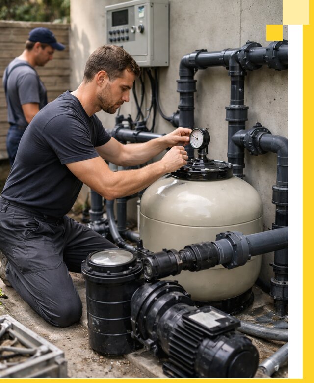 Поставка и монтаж фильтровального оборудования для бассейнов в Холмске