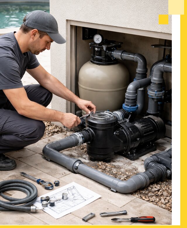 Поставка, монтаж и сервис насосов для бассейнов в Холмске