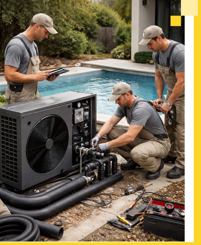 Проектирование и установка тепловых насосов для бассейнов в Холмске