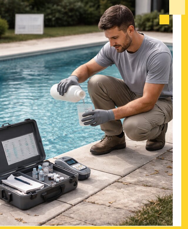 Профессиональная дезинфекция воды в бассейне в Холмске