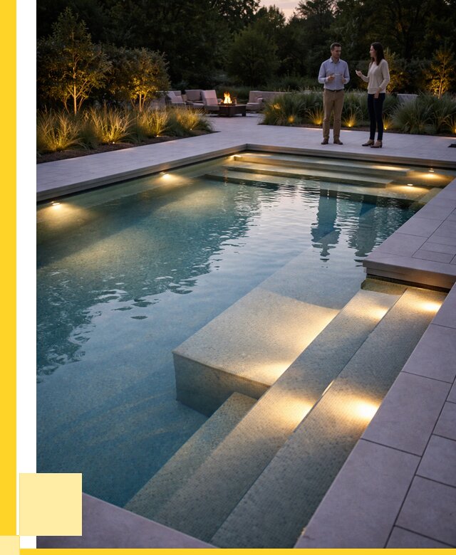 Освещение бассейнов в Холмске под ключ от 25678 р. | ЭриданХлм