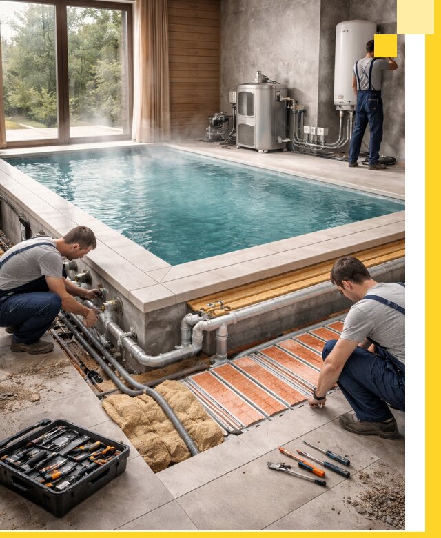 Проектирование и строительство тёплых бассейнов в Холмске