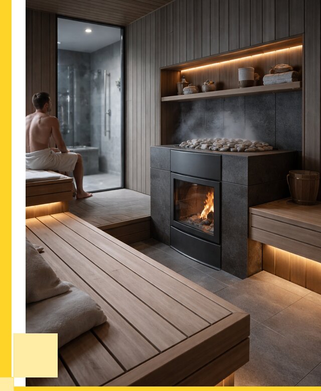 Проект сауны в частном доме в Холмске от 35949 р. | ЭриданХлм