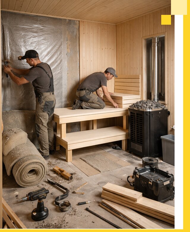 Проекты саун под ключ в Холмске дизайн и строительство