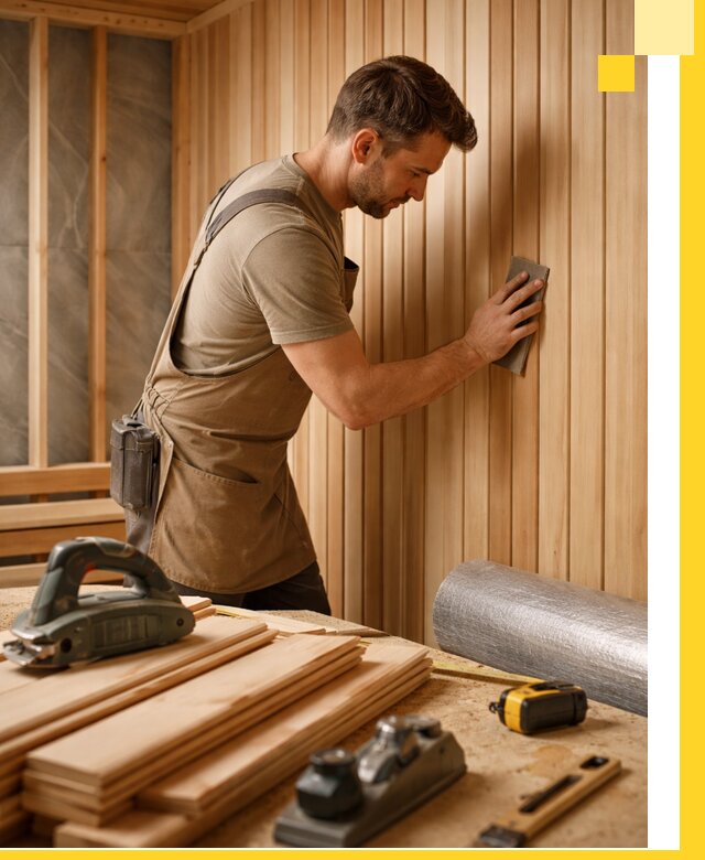 Профессиональная отделка саун и парных под ключ в Холмске