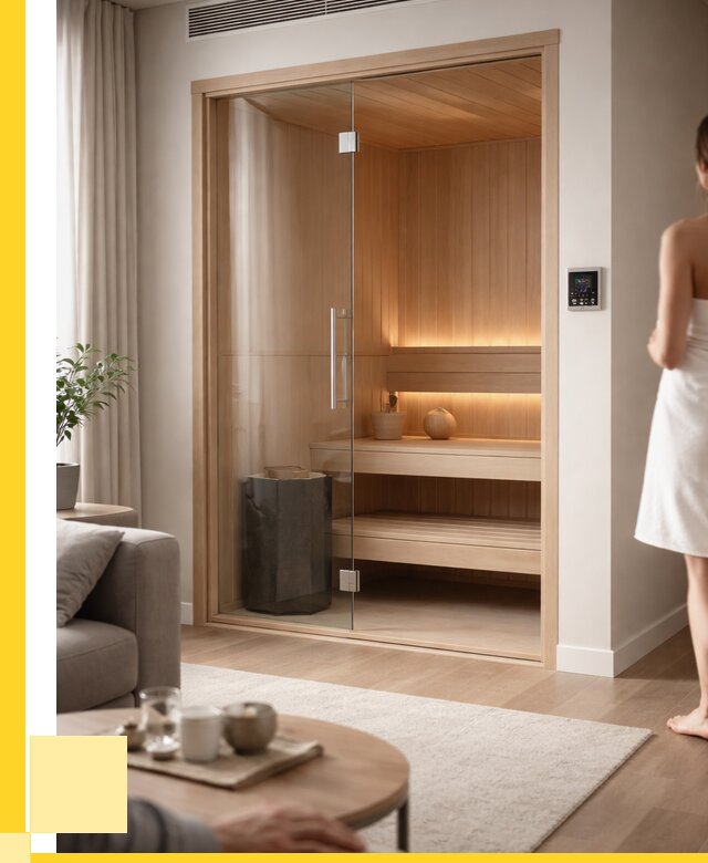 Сауна в квартире под ключ в Холмске от 123252 р. ЭриданХлм