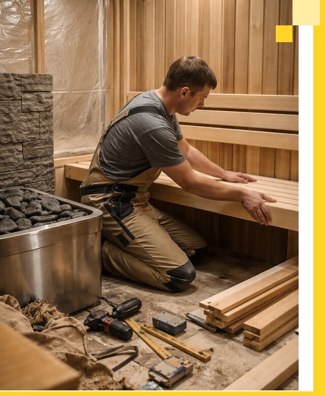 Сауны для дома под ключ с проектированием и монтажом в Холмске