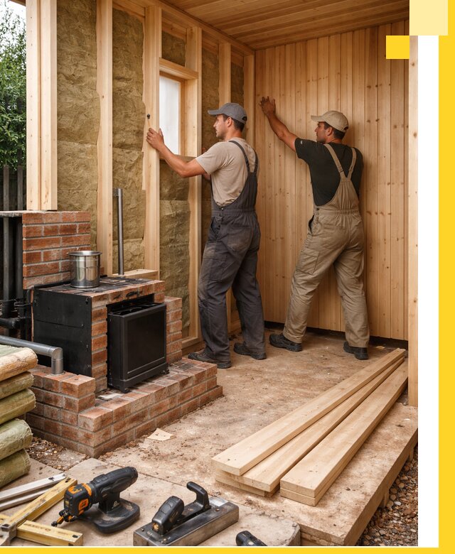 Строительство и установка дачных саун под ключ в Холмске