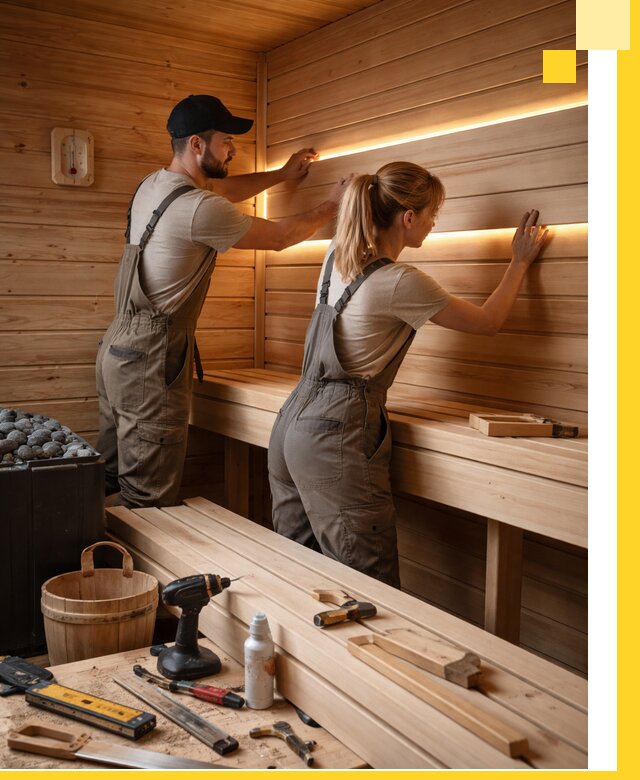 Дизайн саун и бань под ключ с индивидуальным проектом в Холмске