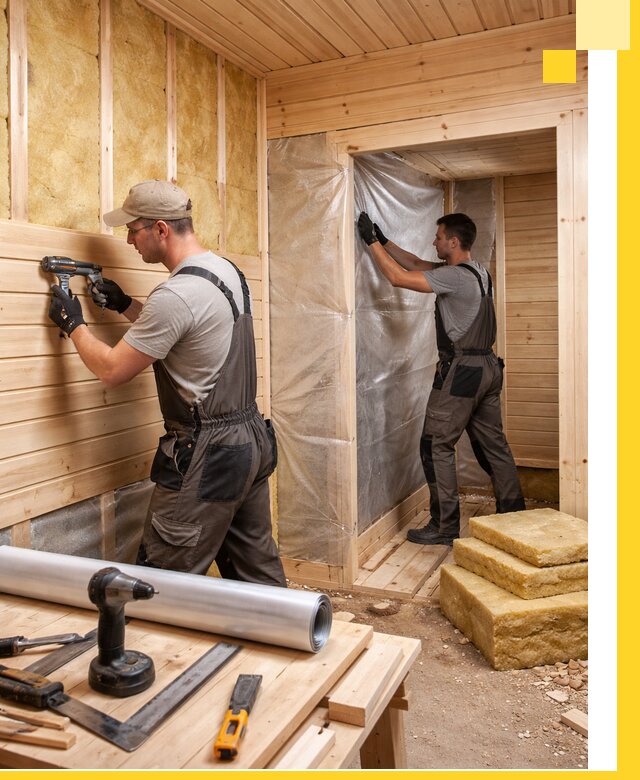 Бани под ключ в Холмске с проектом и полным монтажом