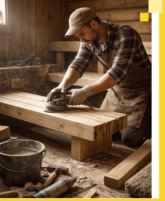 Ремонт бань под ключ в Холмске с гарантией качества и сроков