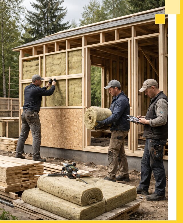 Проектирование и строительство каркасных бань в Холмске под ключ