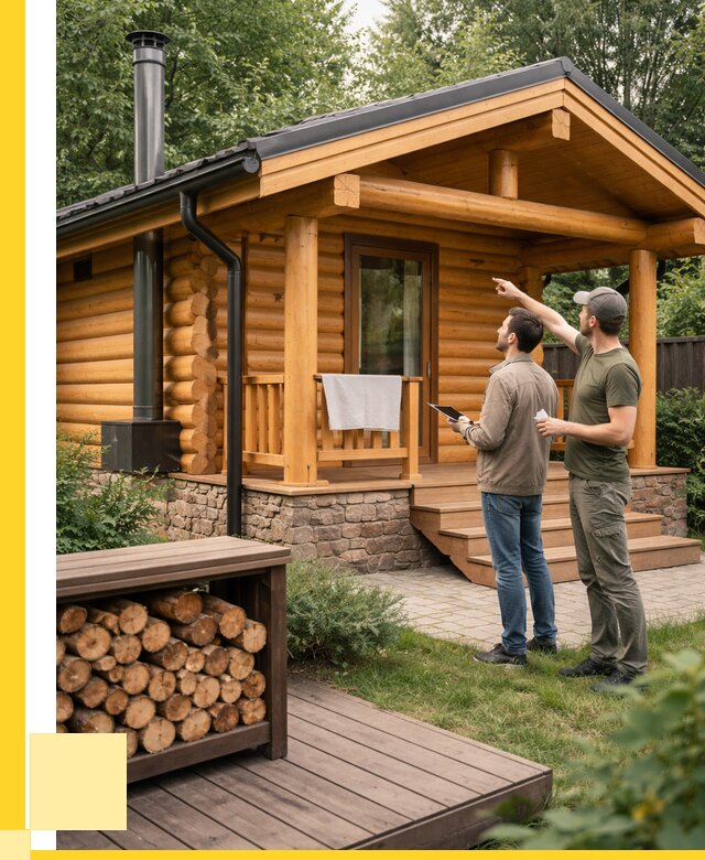 Бани для дачи под ключ в Холмске от 256775 р. | ЭриданХлм