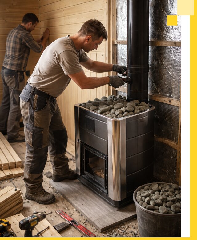 Проектирование и строительство парилок для бани в Холмске под ключ